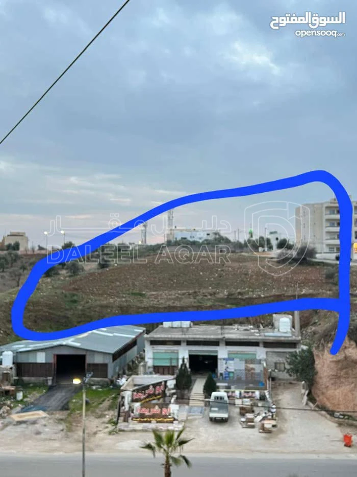 أرض في قم-الوسطية بقرب شارع الستين - 102,000 دأ - صورة 1